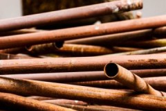 Easy ways to clean the pipe from rust before painting
